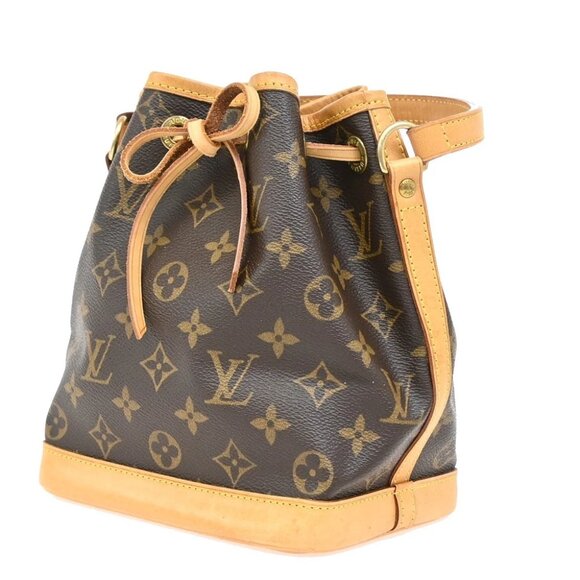 LOUIS VUITTON Nano Noe Mini Hand Bag Monogram Leather Brown M42227 631KA826 - Picture 11 of 16
